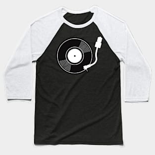 Record player turntable design with record Baseball T-Shirt